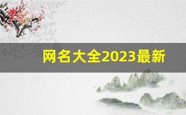 网名大全2023最新版_成熟男人网名 稳重